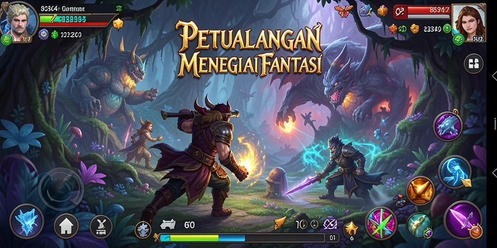 Tampilan gameplay menakjubkan dari petualangan seru di 8364.
