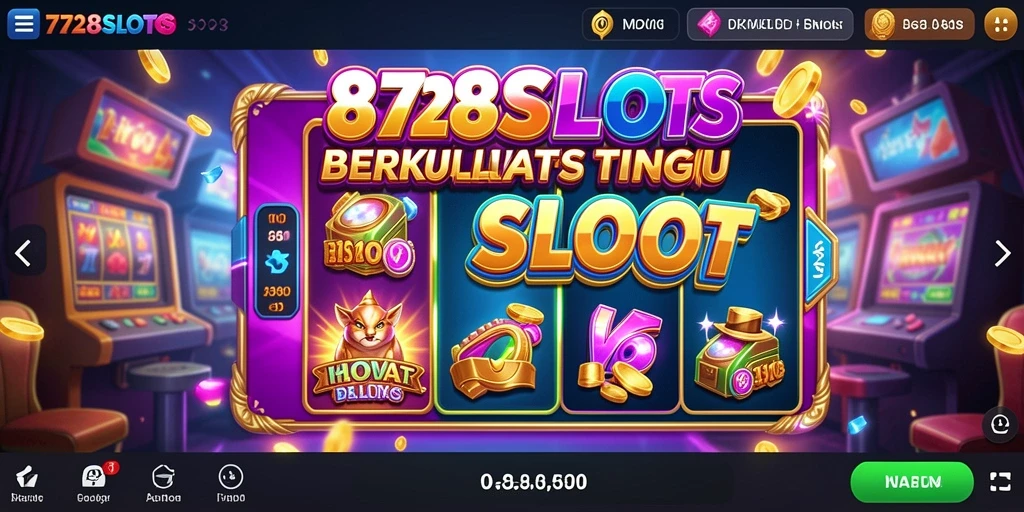 Tampilan gameplay 8728SLOTS yang menarik dan penuh warna.