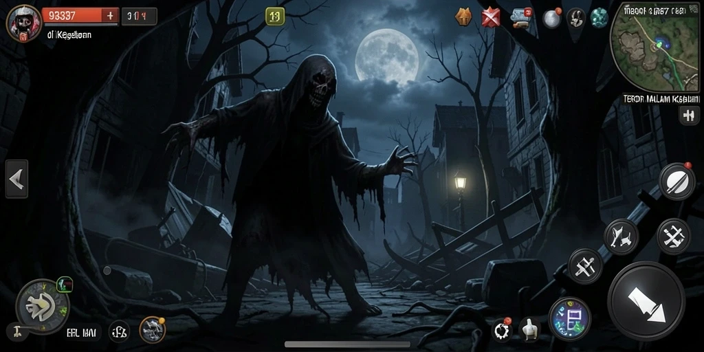 Gameplay yang mencekam di 93337, penuh dengan kejutan menyeramkan.