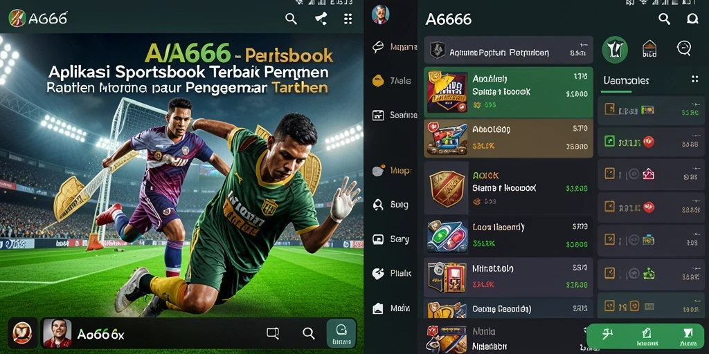 Tampilan screenshot AA666 menunjukkan antarmuka pengguna yang menarik dan interaktif.