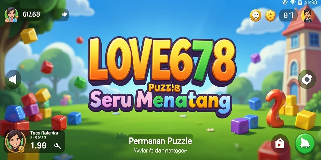 Screenshot utama LOVE678 menampilkan gameplay menarik dalam memecahkan teka-teki.