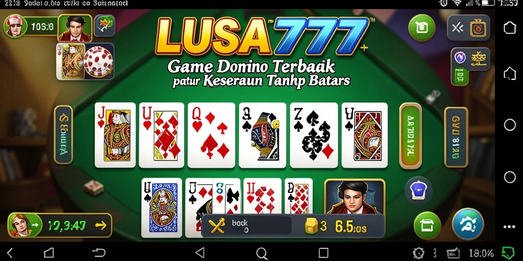 Gameplay seru dan interaktif di LUSA777 saat bermain Domino.