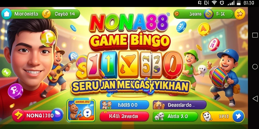 Tampilan gameplay NONA88 yang seru dan interaktif dalam permainan Bingo.