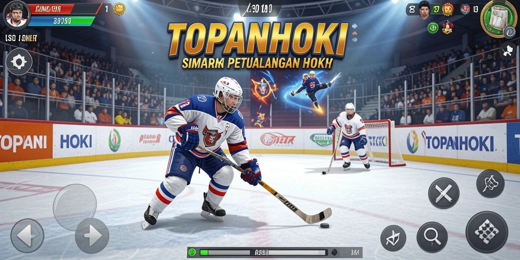 Gameplay menarik dari TOPANHOKI dengan aksi hoki yang mendebarkan.